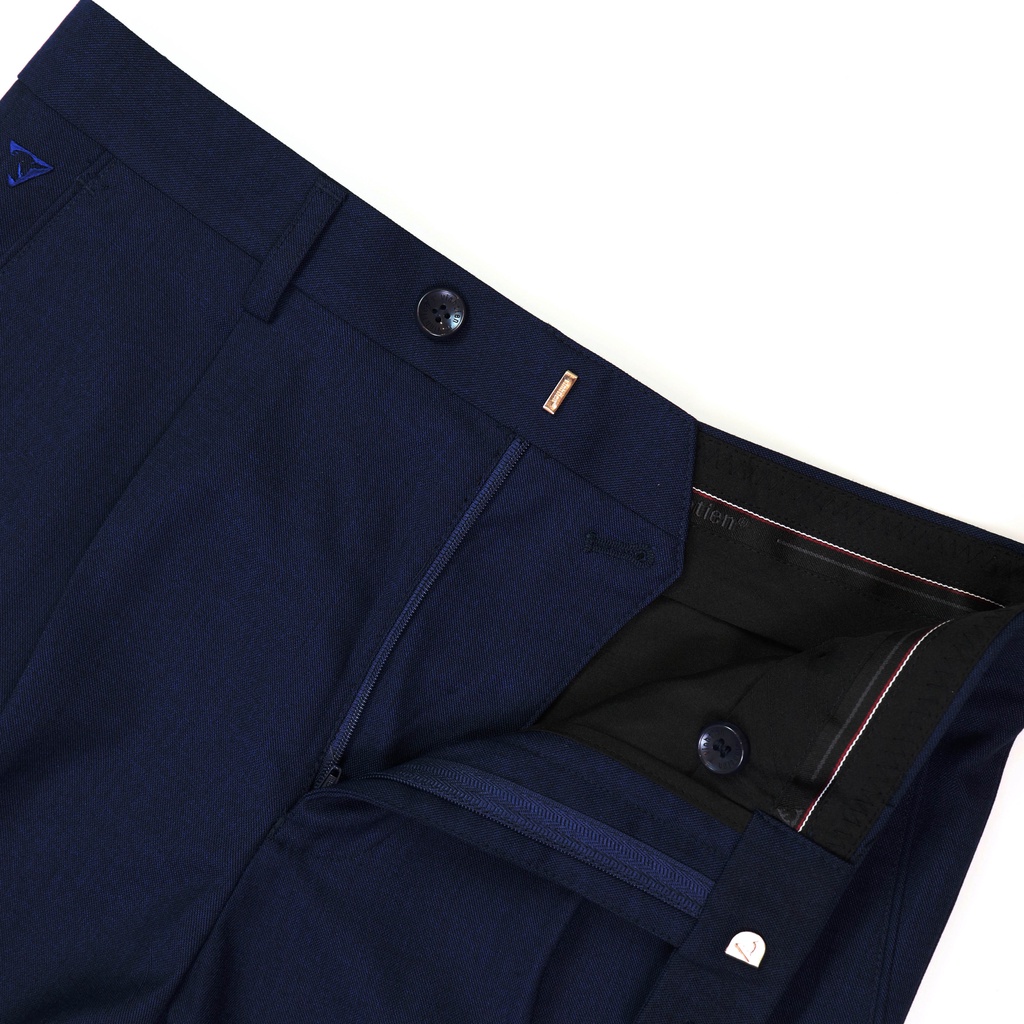 Quần Tây Nam Công Sở 1 Ly Classic Vĩnh Tiến Vải Mỏng Co Giãn 445 - Màu Trơn C136