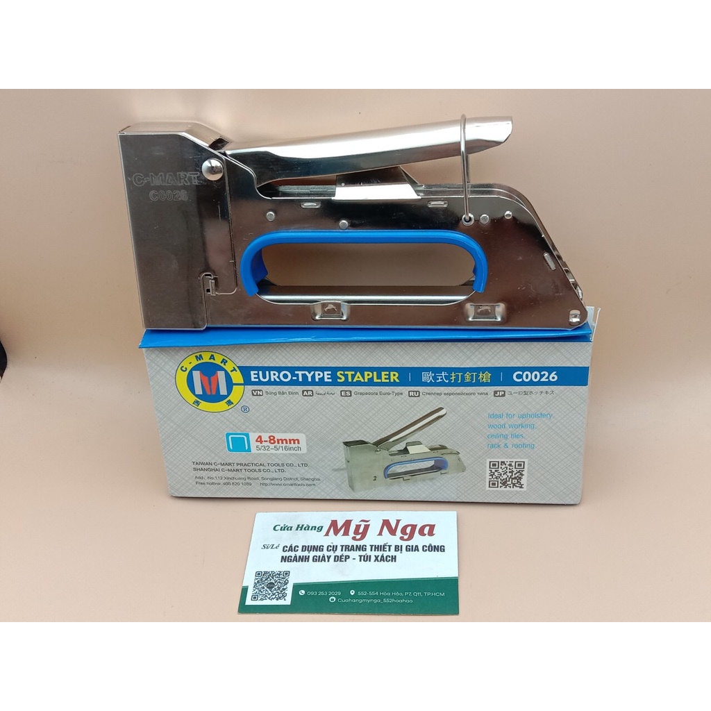 Súng bắn ghim hãng C-mart - chuyên bắn gỗ bắn yên xe