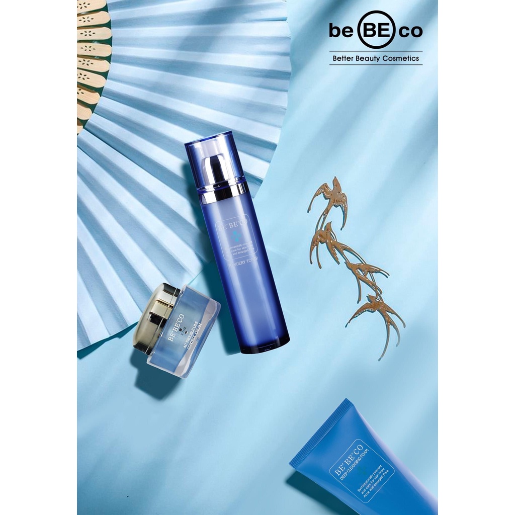 Nước hoa hồng ngăn ngừa mụn se khít lỗ chân lông BEBECO AC-T-LINE POWDERY TONER 100ml