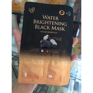 Mặt nạ nấm đen  thải độc UGB Water Brightening Black Mask