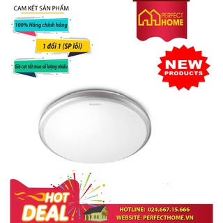BÃO SALE {Hàng chính hãng} ( Hàng_Chính hãng) Đèn LED ốp trần Philips 31824 12W 230V 800lm Ánh sáng Trắng/vàng
