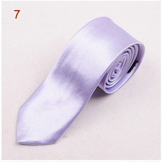 Cà vạt lụa phi bóng bản nhỏ 5cm