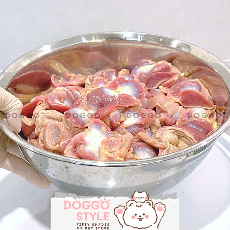 Treat Bánh Thường Mề Gà Sấy Khô DOGGOSTYLE Homemade Gói 50G Cung Cấp Protein Dinh Dưỡng Cho Chó