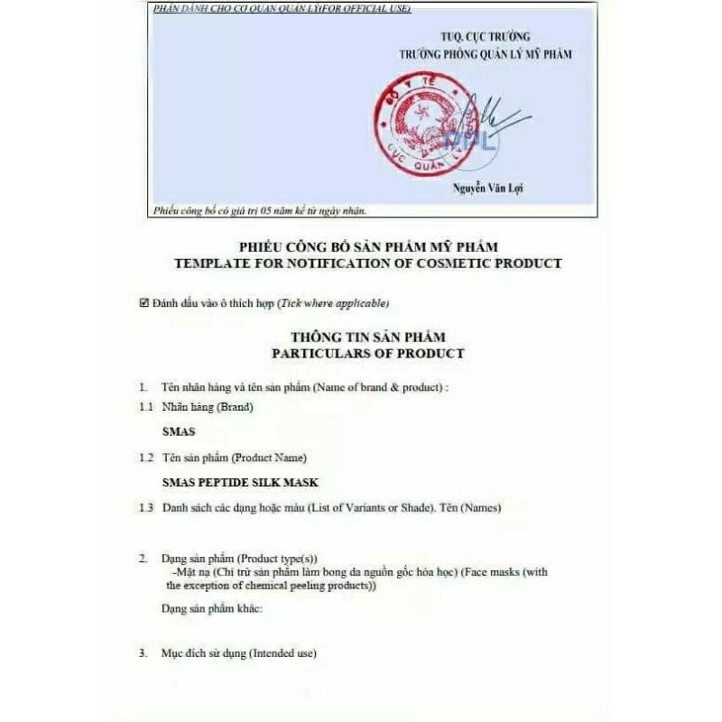 Mặt Nạ Dưỡng Và Phục Hồi Da SMAS Peptide Silk Mask 24H Hydration Boost 25G Nhật Bản - Dành cho da nhạy cảm, treatment 5.