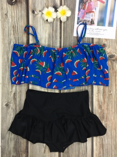 Đồ bơi bikini áo 2 dây cam đất sáng da | BigBuy360 - bigbuy360.vn