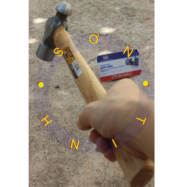 Búa đầu bi cán gỗ Tolsen 25142 (đầu búa 16oz nặng 448gram)