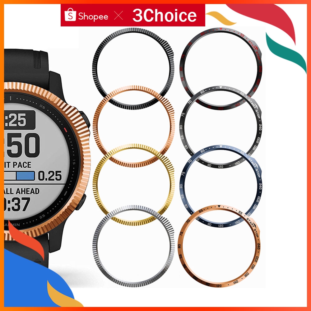 Khung Viền Bảo Vệ Bằng Thép Không Gỉ Cho Đồng Hồ Thông Minh Garmin Fenix 6s 6s Pro Sapphire