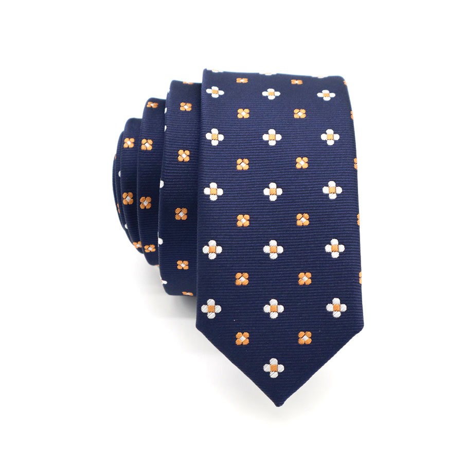 Cà Vạt 5CM Họa Tiết Chấm Bi Chất Lượng Cao Cho Nam