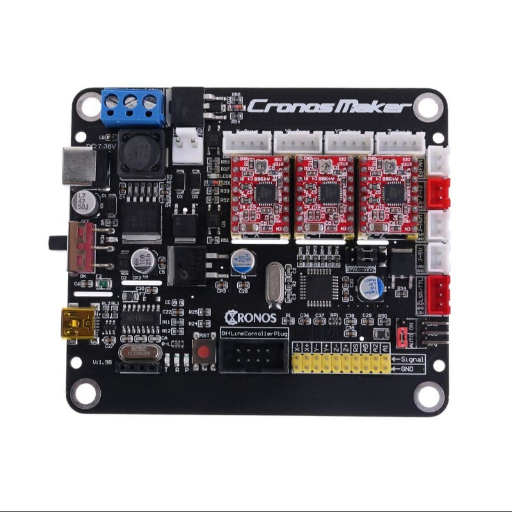 Bảng Mạch Điều Khiển Động Cơ 3 Trục cho máy khắc CNC 3018/2418/1610 - MẪU GIAO NGẪU NHIÊN