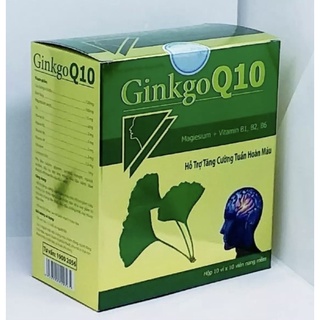 Hoạt huyết dưỡng não GINKGO Q10 hộp 100v