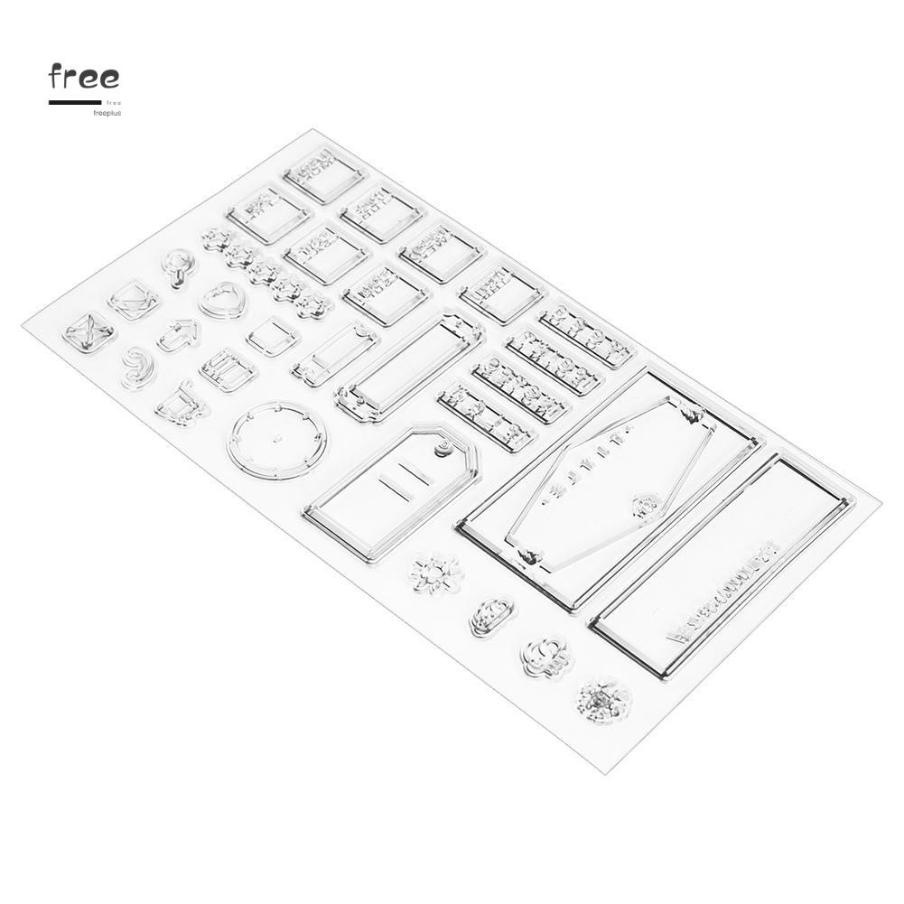 Con Dấu Trang Trí Silicone Trong Suốt