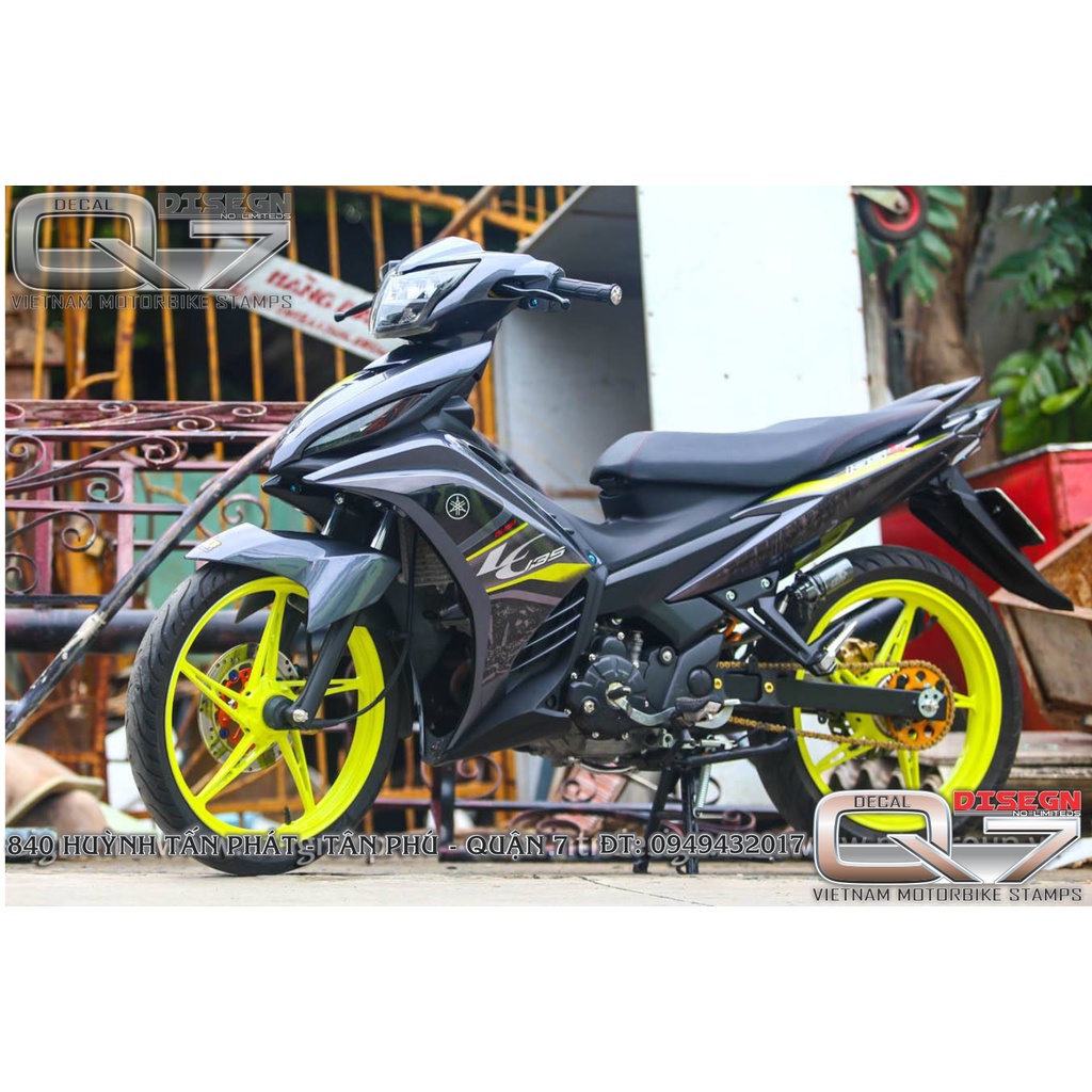 TEM RỜI EXCITER 2011 LC MAY LAY XÁM ĐEN