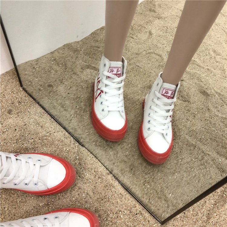 Giày Vải Thể Thao Cổ Cao Thời Trang Dành Cho Nữ | BigBuy360 - bigbuy360.vn