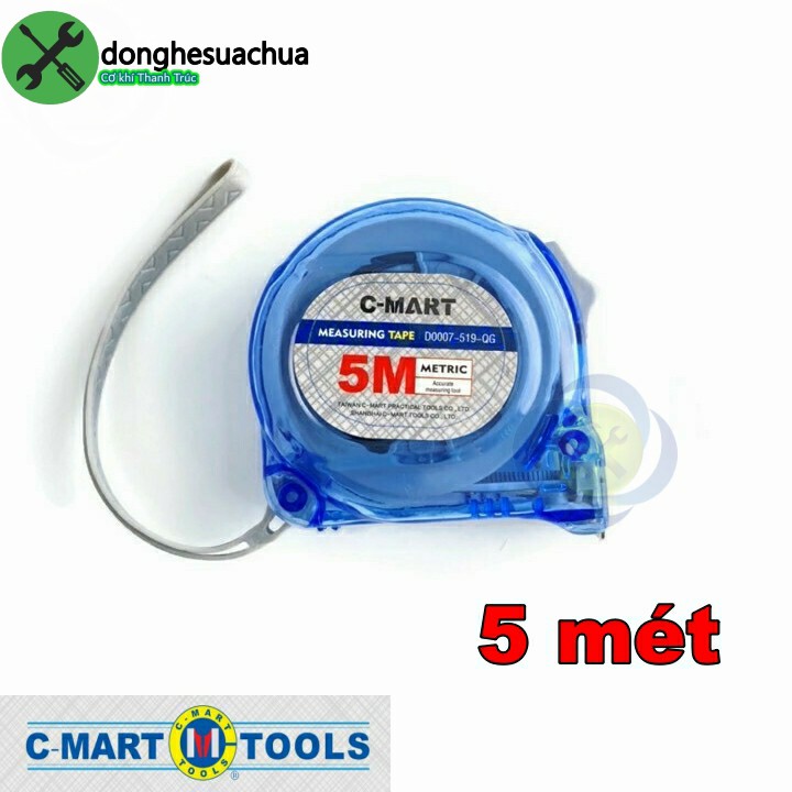 Thước cuộn 5M C-Mart D0007-519-QG