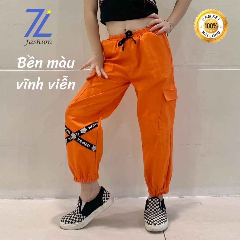 Quần Jogger bé gái - bé trai TL Fashion Quần Jogger chất kaki co giãn siêu bền