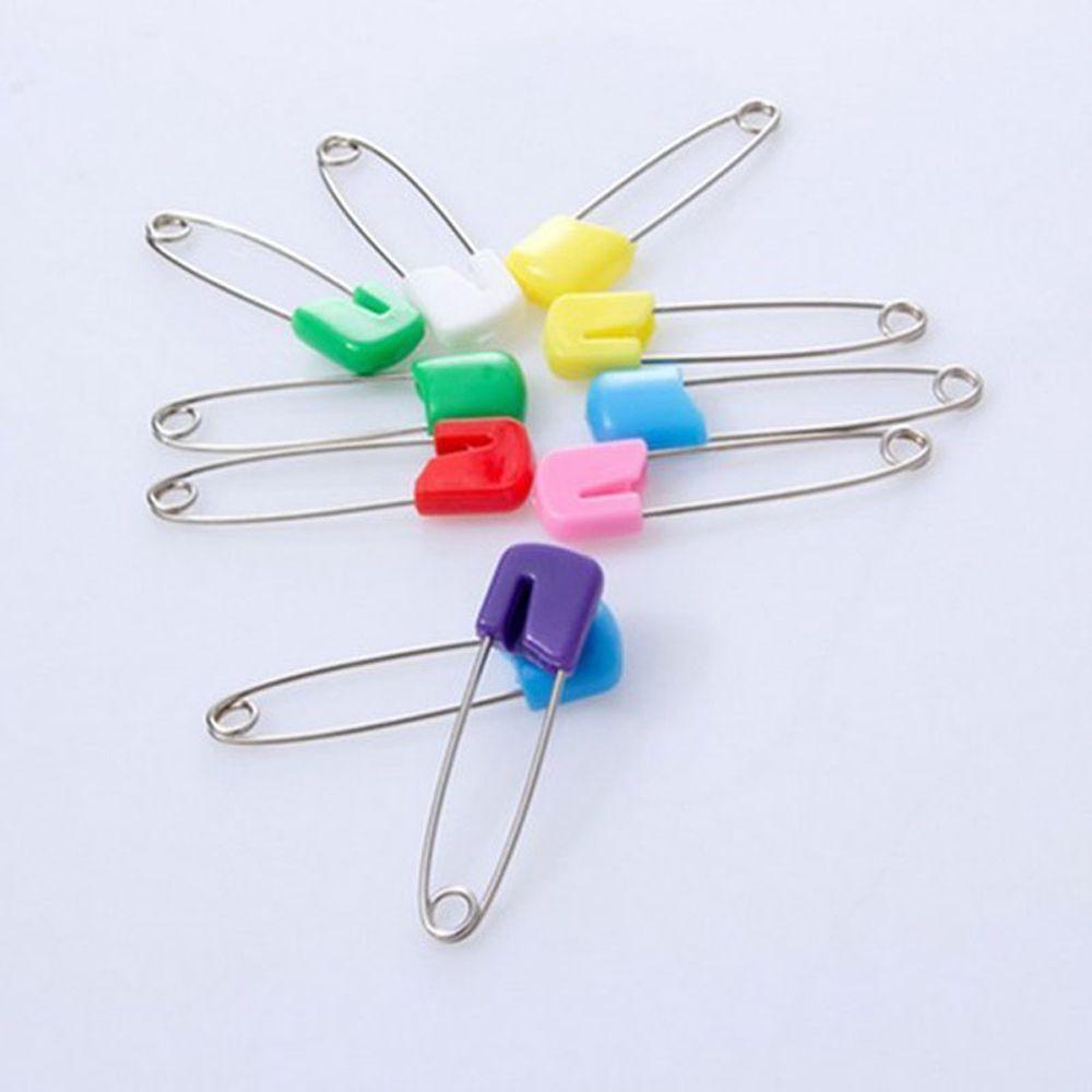 Set 50 Ghim Nhựa Nhiều Màu Sắc Dùng Để Cố Định Tã Em Bé