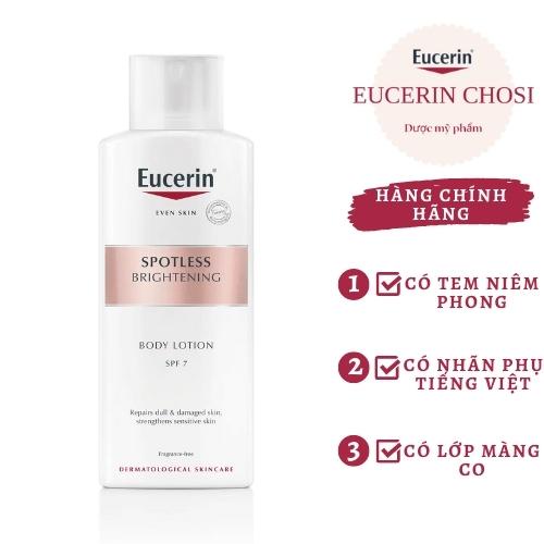 Eucerin Sữa Dưỡng Thể Làm Sáng Da Chống Lão Hóa Eucerin Ultra White+ SPOTLESS Body Lotion SPF 7