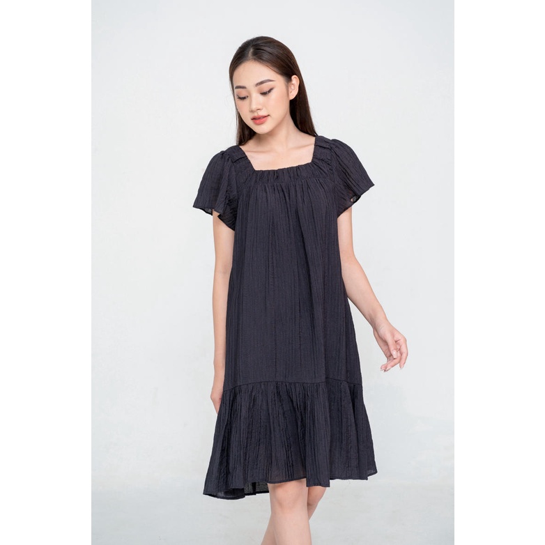 De Leah - Đầm Suông A Cổ Vuông - Thời Trang Thiết Kế
