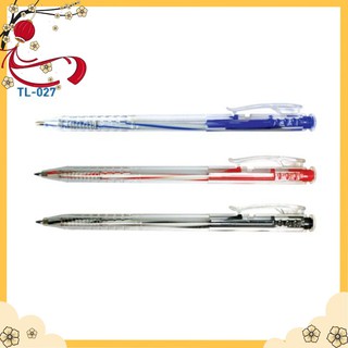 10 Bút Bi Thiên Long 027 (có mực Tím)