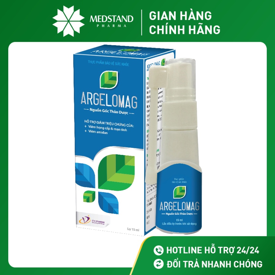 Xịt họng thảo dược Argelomag 15ML