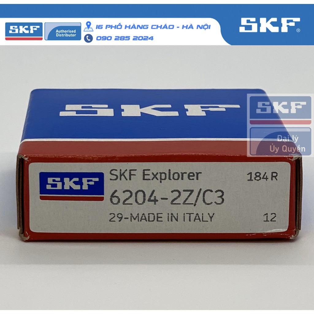VÒNG BI SKF 6204-2Z/C3 chính hãng