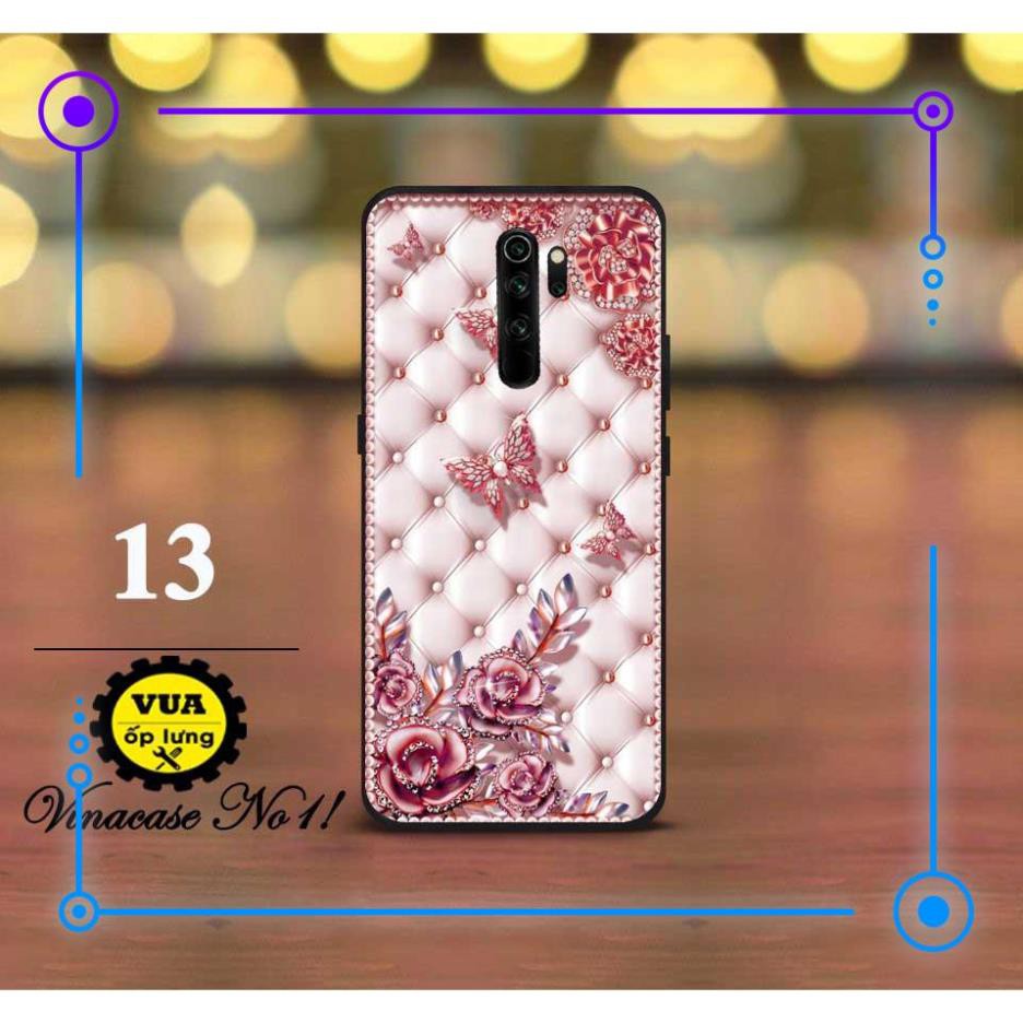 [New Case 50k Free Ship] ỐP LƯNG XIAOMI - Các dòng Redmi Note 8 Pro - Redmi 9 mặt kính in 3D đẹp sang trọng