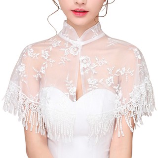 Áo Choàng Ren Thời Trang Cho Cô Dâu