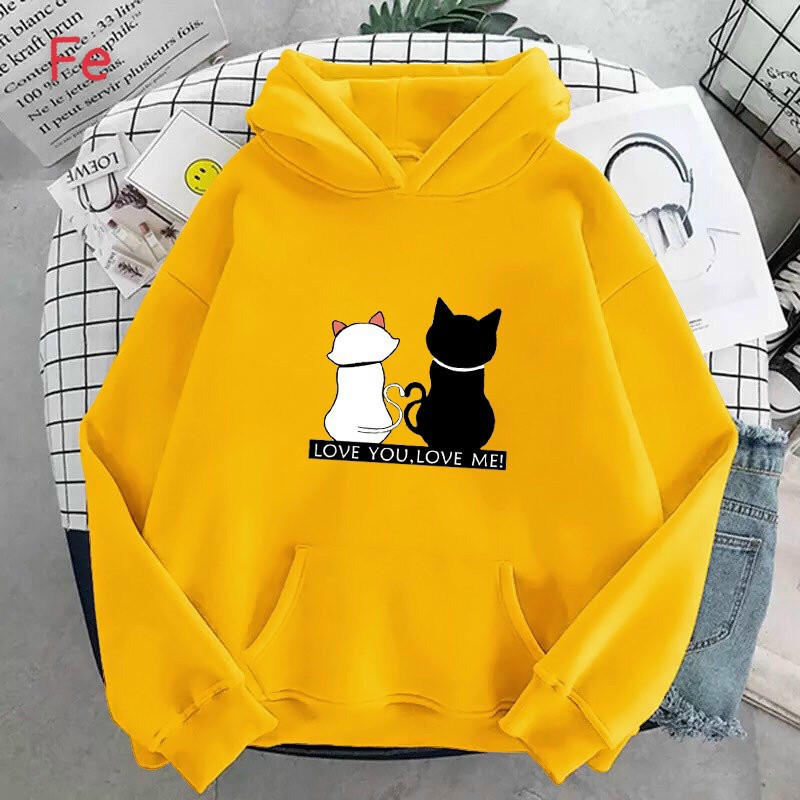 [ SIÊU HÓT ] ÁO HOODIE NAM NỮ IN HÌNH MÈO ĐỘC ĐÁO | BigBuy360 - bigbuy360.vn