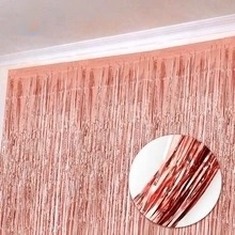 Rèm Cửa Tua Rua Bằng Lá Nhôm 2M Dùng Trang Trí Tiệc Cưới/Sinh Nhật