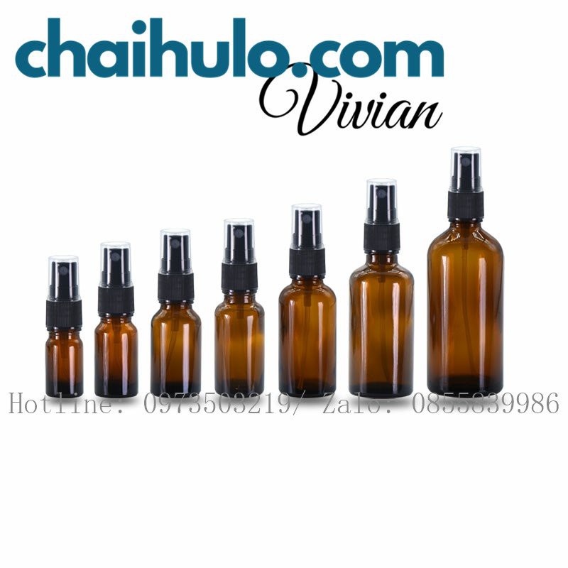 30ml - Chai xịt phun sương thủy tinh dày đẹp, chất lượng cao