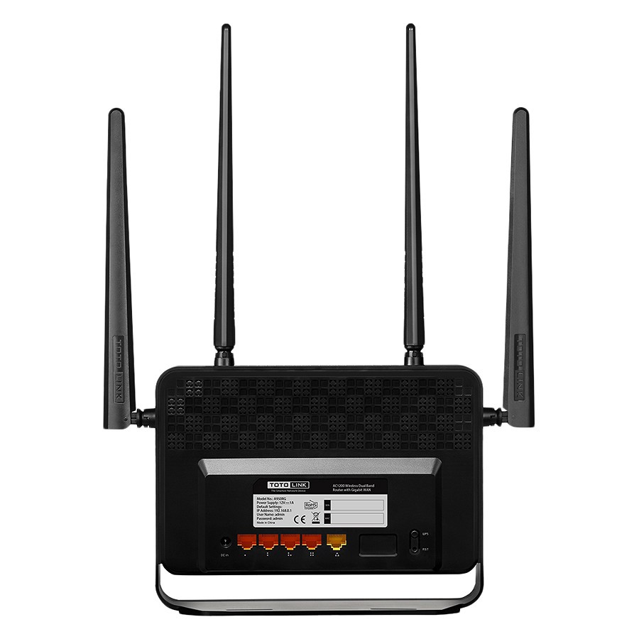 Thiết bi phát sóng wifi TOTOLINK A950RG (Màu Đen)