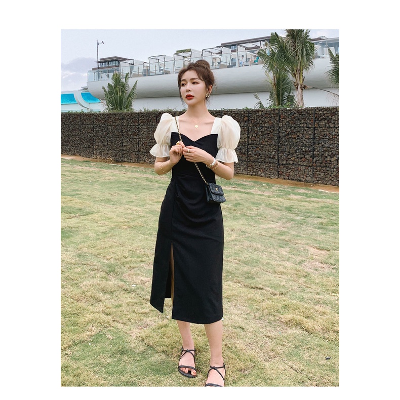 Đầm đen đầm bigsize nữ đầm tay phồng đầm midi đầm nữ váy ngắn đầm dài đầm vintage váy tiểu thư sang chảnh đầm đi tiệc đầm cổ vuông váy cổ v váy xẻ tà váy đi chơi