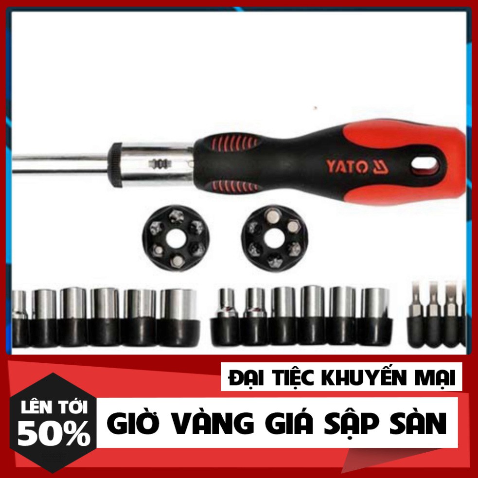 [ Dụng Cụ Số Pro ]. Đồ Nghề Yato Balan. BỘ TUA VÍT ĐA NĂNG YATO 29 CHI TIẾT YT-2808