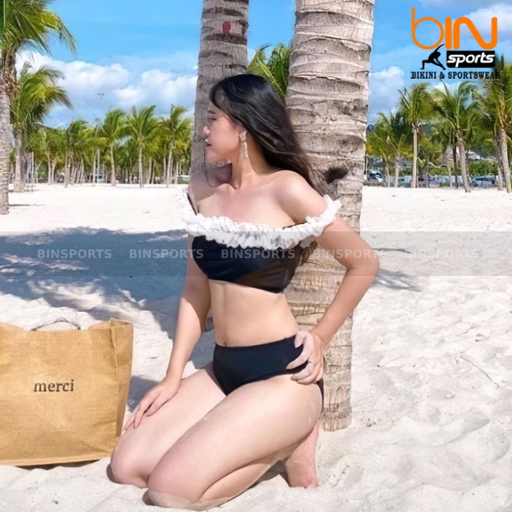 Bộ Đồ Bơi Hai Mảnh Phối Ren Freesize Bin Sports BHV072