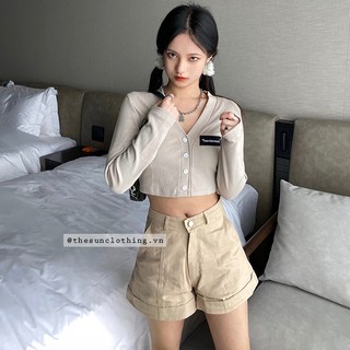 Set áo croptop & quần begie (ảnh thật ở cuối)