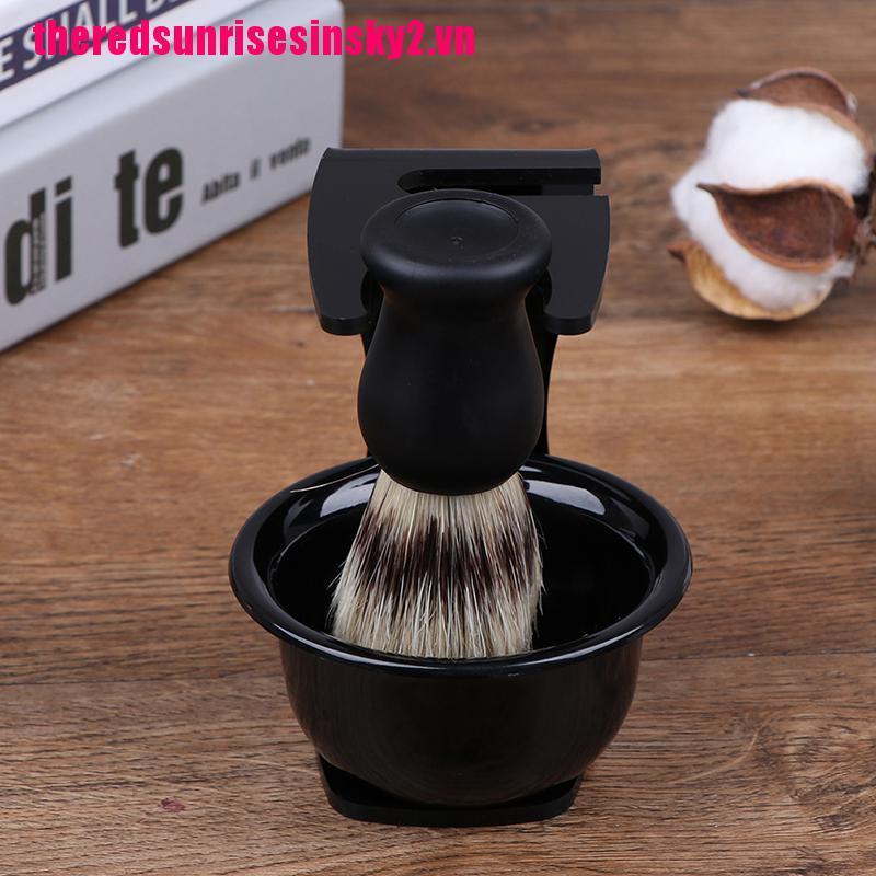(Hàng Mới Về) Bộ Tô Đựng Xà Phòng Cạo Râu 3 Trong 1 Tiện Dụng | BigBuy360 - bigbuy360.vn