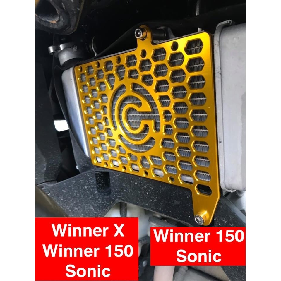 Che Két Nước Winner X, Che Két Nước Winner V1, Sonic Full Nhôm CNC Lô gô Brem boo Đủ Ốc Cục Canh Gắn Như Zin