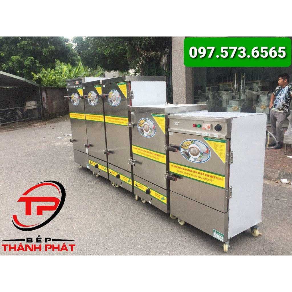 Tủ nấu cơm công nghiệp 24 khay