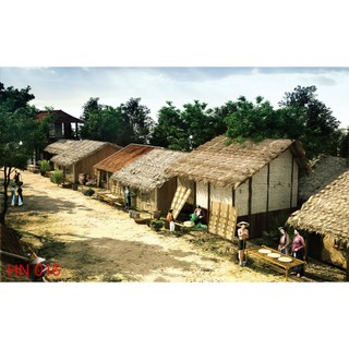 Tranh dán tường 3D Hà Nội xưa, tranh cổ điển phong cảnh Hà Nội xưa