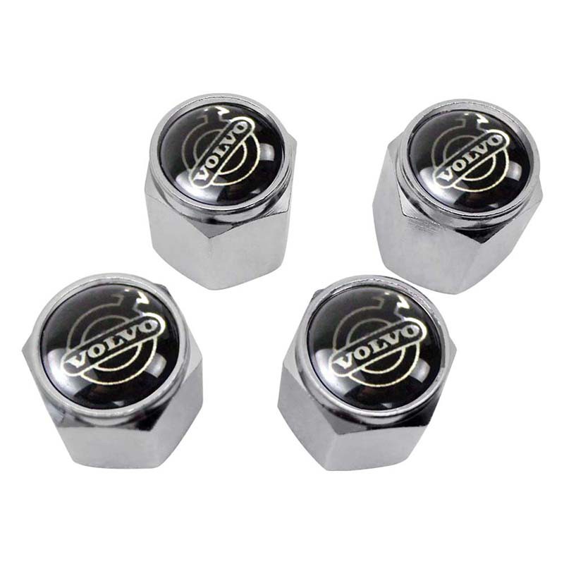 Set 4 Nắp Chụp Van Lốp Xe Ô Tô Volvo V40 S40 S60 Xc60 Xc90