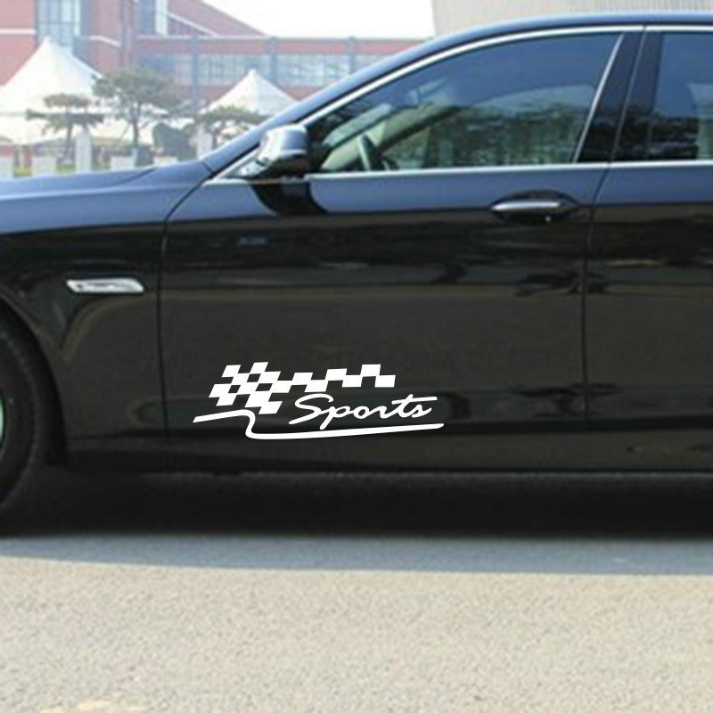 Tem dán trang trí ô tô, decal dán trang trí ô tô Sport caro