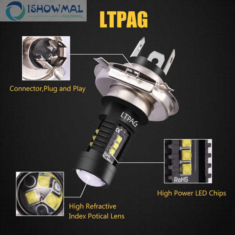 Bóng đèn pha cho xe hơi H4 9003 1800LM 6000K DC 12V-24V | BigBuy360 - bigbuy360.vn