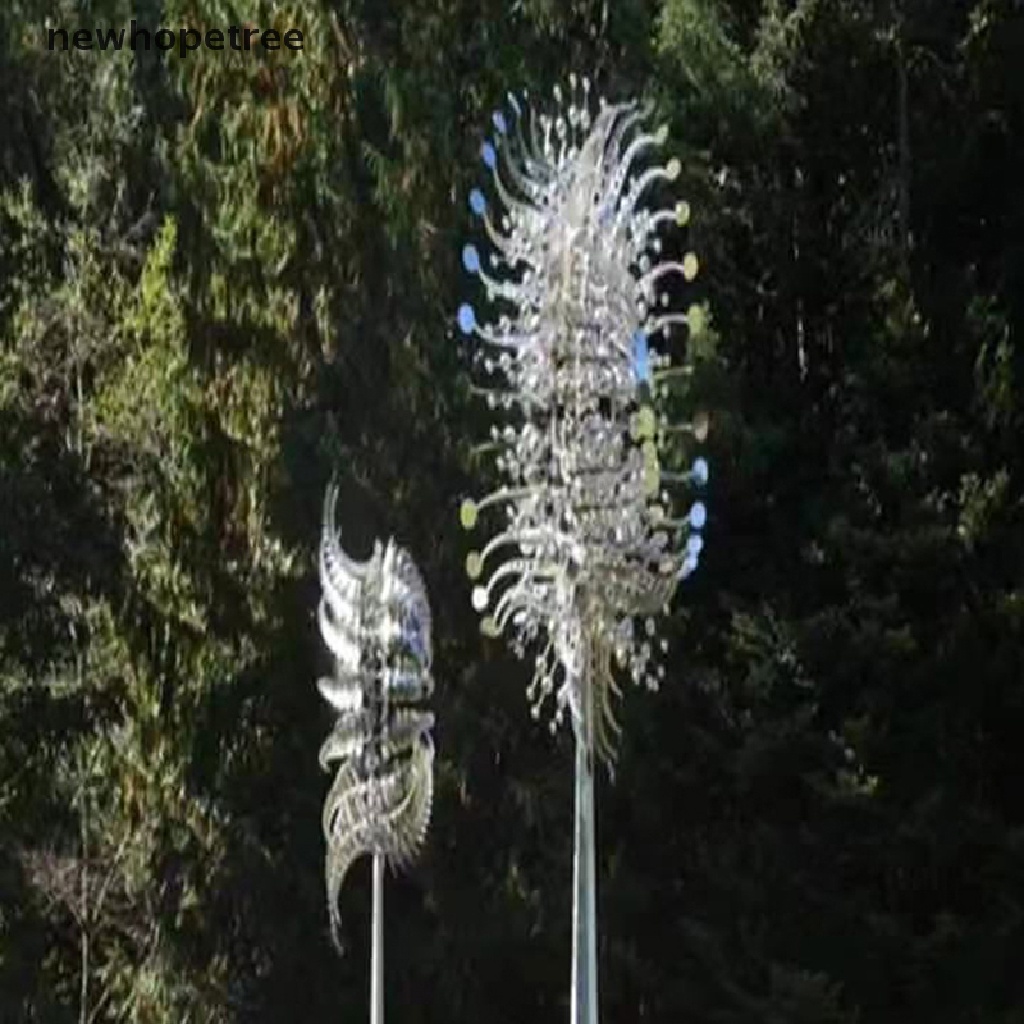 Mới Con Quay Cối Xay Gió Kim Loại Độc Đáo Trang Trí Sân Vườn