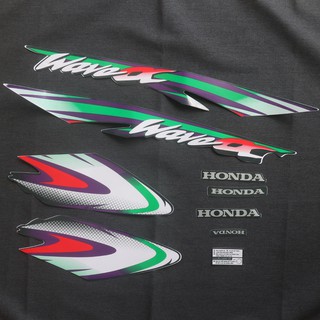 TEM DÁN XE WAVE ALPHA MẪU NHỎ ĐỜI 2000 MÀU XANH NHỚT -  WAVE A  -  WAVE ANPHA