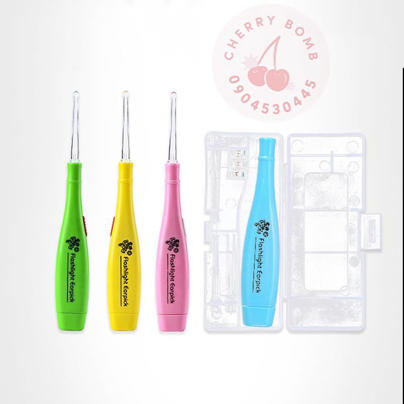 Dụng Cụ Lấy Ráy Soi Tai Có Đèn Cho Người Lớn Và Em Bé Loại 1 - Máy Vệ Sinh Ngoáy Hốc Ráy Tai Giá rẻ