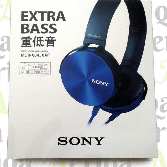 Tai Nghe Nhét Tai Sony Mdr Xb450Ap Kèm Mic Và Phụ Kiện