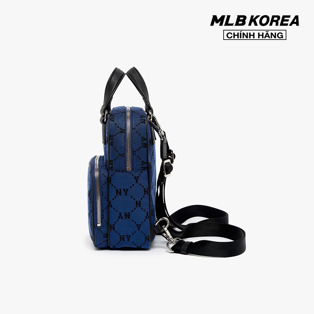 MLB - Balo mini phom chữ nhật Monogram Diamond Jacquard 3ABKS031N-50BLD