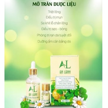 MỠ TRĂN DƯỢC LIỆU TRIỆT LÔNG VĨNH VĨNH 100% AN TOÀN ( AN LÀNH )