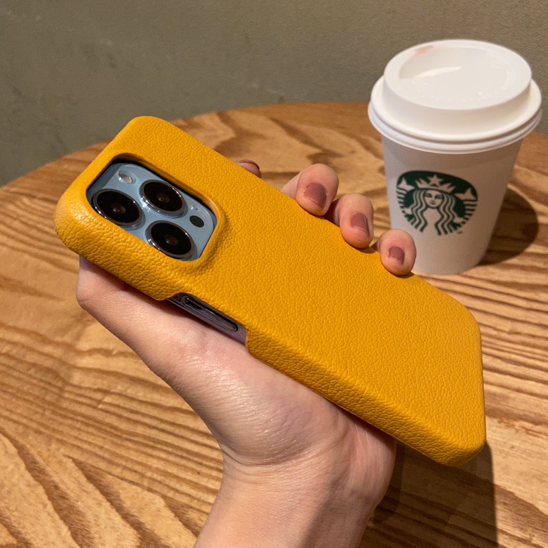Sang Trọng Ốp Điện Thoại Da Cứng Chống Sốc Cho iphone 15 pro max 14 plus 13 12 11 x xr xs max