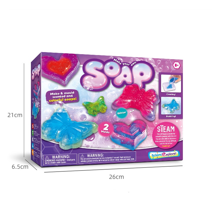 Bộ đồ chơi khoa học DIY xà phòng - Đồ chơi tự làm Xà bông Soap vui nhộn